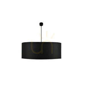Függőlámpa Antigo Lamego fekete szövet-acél E27 50 cm 5184 small 0