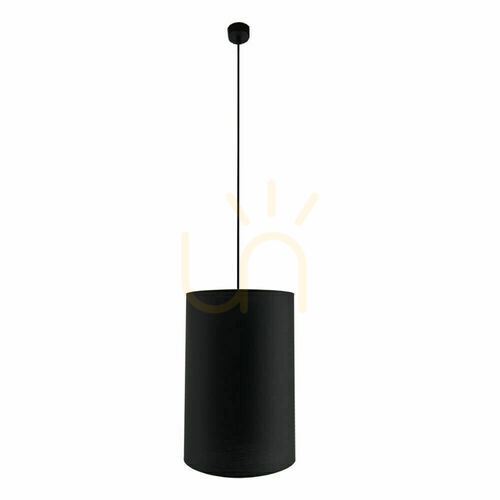 Jelölje be Függőlámpa Antigo Lamego fekete szövet-acél E27 35 cm 5189