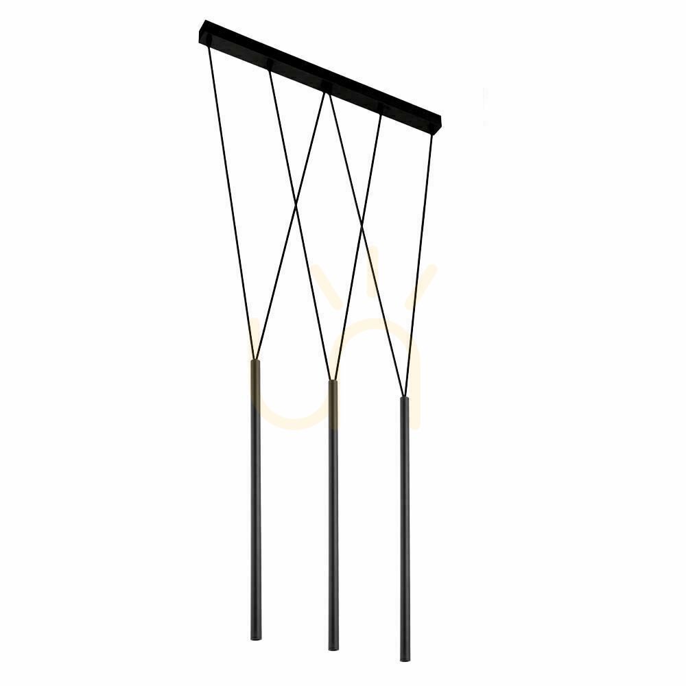 Jelölje be Függőlámpa Antigo Miaki 3 fekete G9 LED 70 cm 7946 Függőlámpa Antigo Miaki 3 fekete G9 LED 70 cm 7946