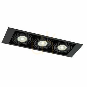 Süllyesztett lámpatest Antigo Muko 3 fekete ES111 LED 3314 small 0