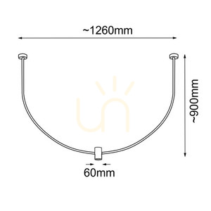 Függőlámpa Antigo No. C platina matt acél GU10 LED 126 cm 5084 small 1