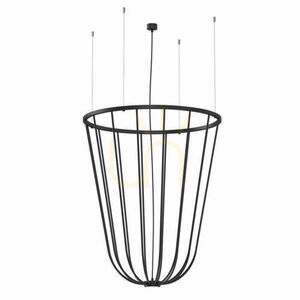 Függőlámpa Antigo no. moon A Z fekete acél GX53 LED 60 cm 5145 small 0