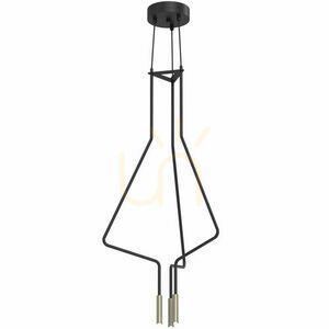Függőlámpa Antigo no. Vi 3 fekete acél G9 115,4 cm 5140 small 0