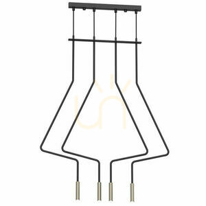 Függőlámpa Antigo no. Vi 4 fekete acél G9 LED 112 cm 5141 small 0