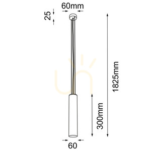 Függőlámpa Antigo Noda fekete GU10 alumínium acél 182,5 cm 5542 small 1