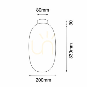 Plafon lámpa Antigo Tanpo I fekete üveg G9 20 cm 1093 small 1