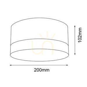 Plafon Antigo Tosa fekete IP44 GX53 LED mennyezeti lámpa 20 cm 8060 small 1