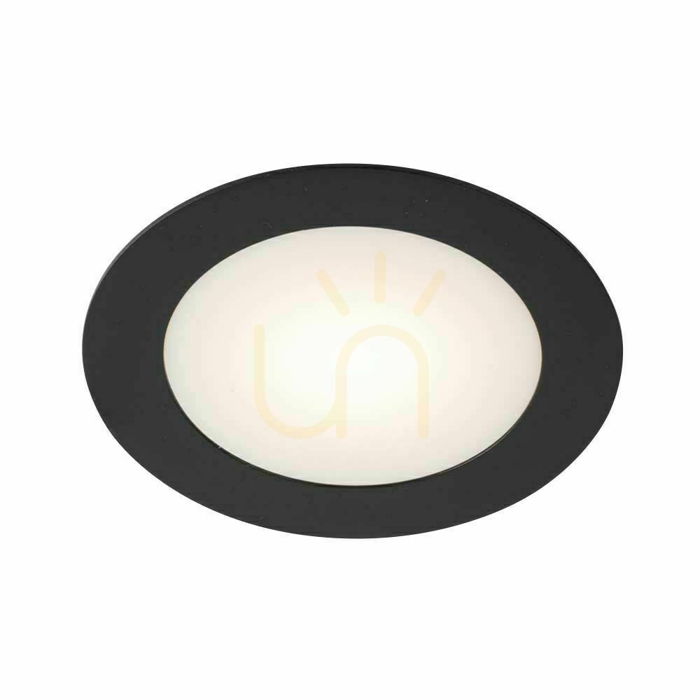 Jelölje be Süllyesztett LED lámpatest Antigo Tottori fekete 12,5 cm IP44 3000K 8058 Süllyesztett LED lámpatest Antigo Tottori fekete 12,5 cm IP44 3000K 8058