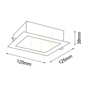 Süllyesztett LED lámpatest Antigo Tottori IL fehér 12,5 cm IP44 4000K 8582 1 Süllyesztett LED lámpatest Antigo Tottori IL fehér 12,5 cm IP44 4000K 8582 small 1