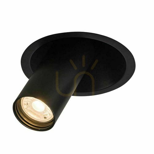 Jelölje be Süllyesztett lámpatest Antigo Yakumo 2 fekete GU10 LED 7806