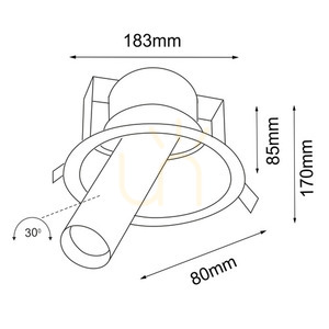 Süllyesztett lámpatest Antigo Yakumo 2 fehér GU10 7807 1 Süllyesztett lámpatest Antigo Yakumo 2 fehér GU10 7807 small 1
