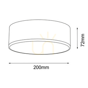 Plafon Antigo Zama 8408 fekete LED 20 cm 4000K small 1