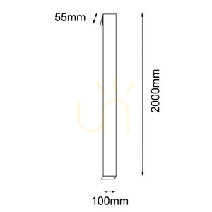 Kültéri fali lámpa Antigo Hikone 9927 antracit LED 3000K 200 cm small 1