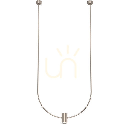 Jelölje be Függőlámpa Antigo no. C 5081 platina matt acél GU10 LED 58 cm