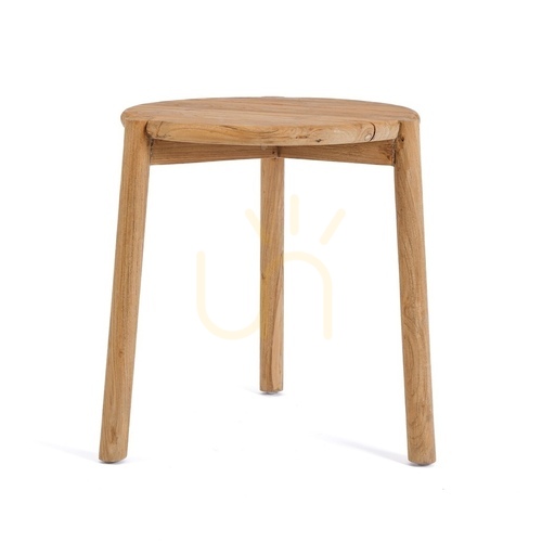Jelölje be Oldalasztal BAZAR BIZAR Gilimanuk teakfa természetes kültéri 47 cm