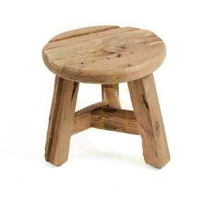 Széklet BAZAR BIZAR Yatai natúr újrahasznosított teakfa Rustic Collection S small 0