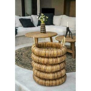 Fonott kosár BAZAR BIZAR vízijácint természetes 65 cm Baskets small 1