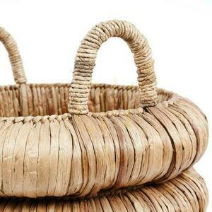 Fonott kosár BAZAR BIZAR vízijácint természetes 65 cm Baskets small 4