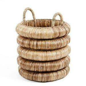 Fonott kosár BAZAR BIZAR vízijácint természetes 65 cm Baskets small 0