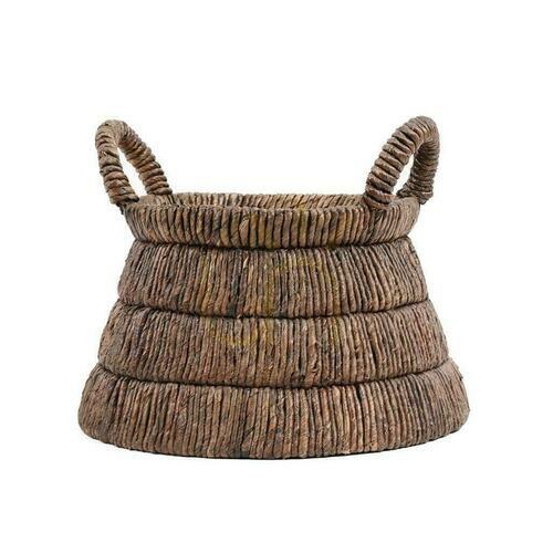 Jelölje be Fonott kosár BAZAR BIZAR banánlevél bézs 42x31,5 cm Baskets