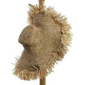 Raffia kalap BAZAR BIZAR bézs természetes 57 cm small 3