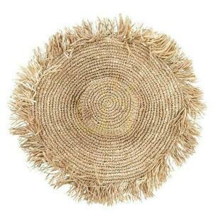 Raffia kalap BAZAR BIZAR bézs természetes 57 cm small 6