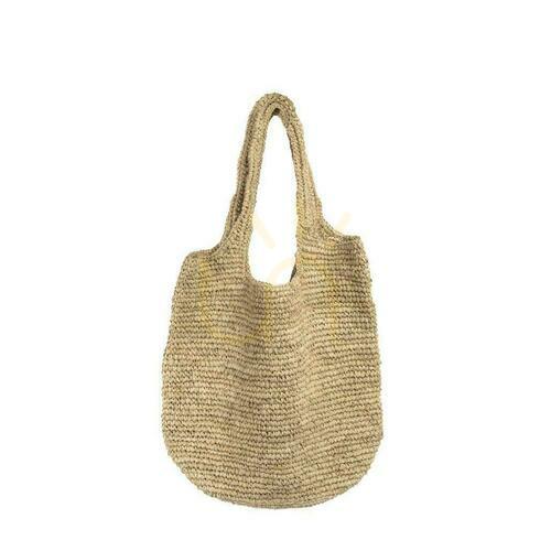 Jelölje be Raffia shopper táska BAZAR BIZAR bézs természetes 40 cm