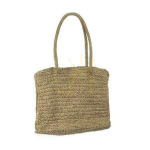 BAZAR BIZAR raffia bevásárlótáska, természetes bézs, 38 cm small 0