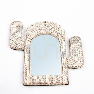 BAZAR BIZAR Cactus Shell fehér tükör 38 × 40 × 5 cm BABL024W small 3
