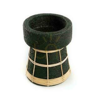 Gyertyatartó BAZAR BIZAR terrakotta rattan fekete természetes 16 cm 0 Gyertyatartó BAZAR BIZAR terrakotta rattan fekete természetes 16 cm small 0