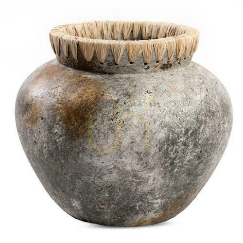 Jelölje be Terrakotta váza BAZAR BIZAR Antik szürke Terracotta Collection L