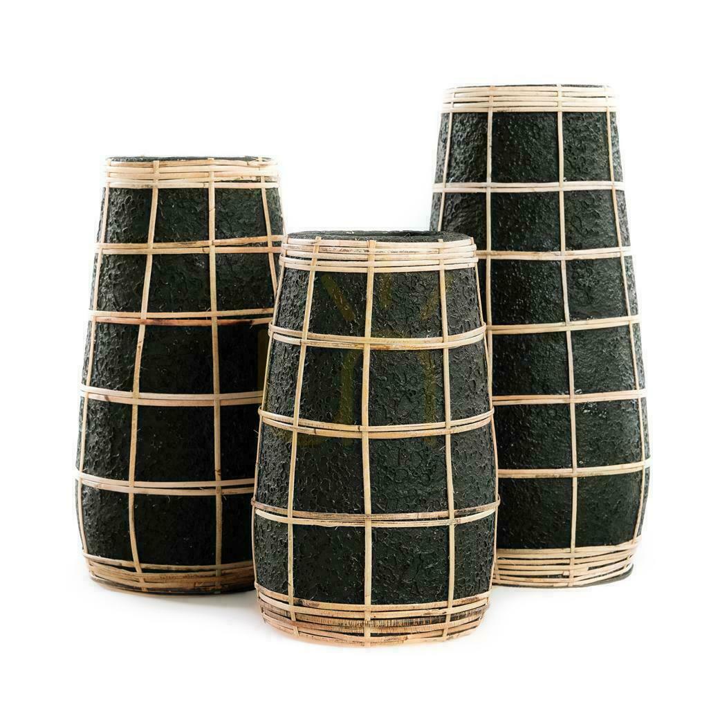 Előadás Váza BAZAR BIZAR Terracotta Collection terrakotta rattan bézs fekete természetes M Váza BAZAR BIZAR Terracotta Collection terrakotta rattan bézs fekete természetes M