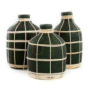 Váza BAZAR BIZAR Terracotta Collection terrakotta-rattan bézs/fekete M 3 Váza BAZAR BIZAR Terracotta Collection terrakotta-rattan bézs/fekete M small 3