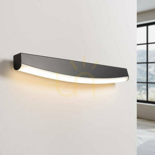 Jelölje be Thoro JORUN fekete LED fali lámpa 3000 K, 60 cm