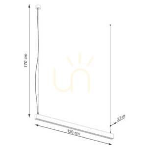 Függőlámpa SOREN schwarz LED 3000K Thoro 7 Függőlámpa SOREN schwarz LED 3000K Thoro small 7