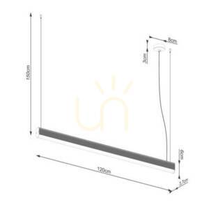 FARGE függőlámpa FARGE fekete LED 4000K Thoro small 8