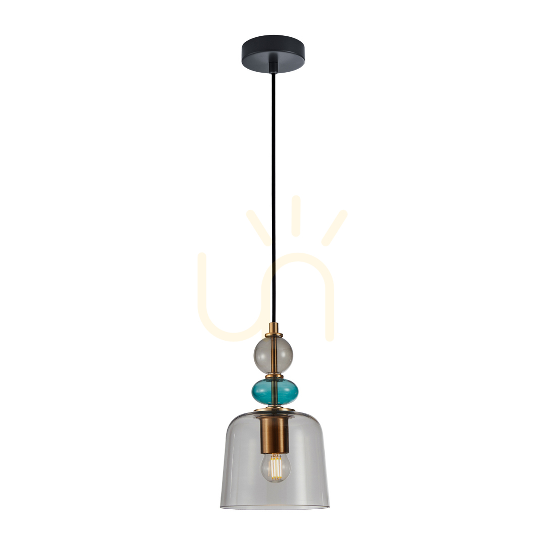 Jelölje be Függőlámpa Italux Namos sárgaréz smoky üveg E27 PND-27092B-MC-BRO Függőlámpa Italux Namos sárgaréz smoky üveg E27 PND-27092B-MC-BRO