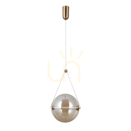 Jelölje be Italux LED függőlámpa Amber 12W 25 cm PND-34361-L-HBR-AMB