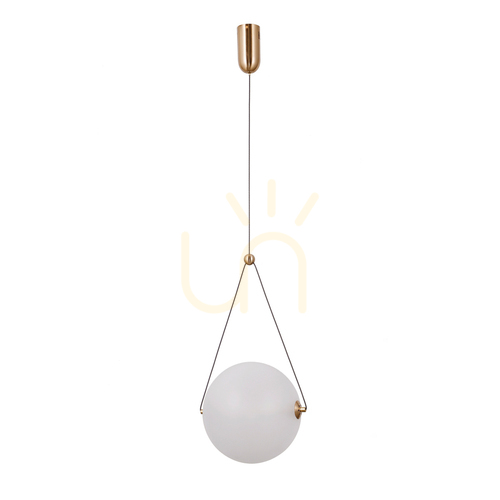 Jelölje be Italux LED függőlámpa aranysárga opál 12W 25 cm PND-34361-L-HBR-OPAL
