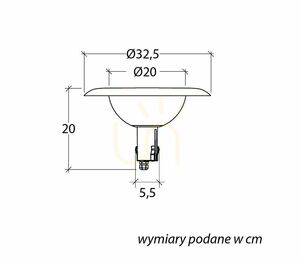 Kültéri pólusfény SU-MA FEBE fekete 32,5 cm 1081-101N small 1