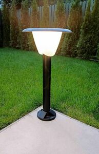 Kültéri pólusfény SU-MA Bianca fekete LED 10W 32,5 cm 1083-101N small 3