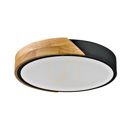Jelölje be Italux LED felületre szerelhető lámpa fa-fehér 32 cm PLF-13186-BK-WO
