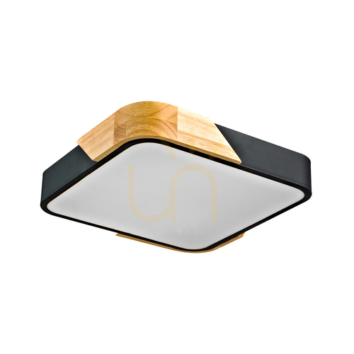 Jelölje be Felületre szerelhető lámpa Italux Wood Santer LED 24W 32 cm fehér SKU PLF-13187-BK-WO