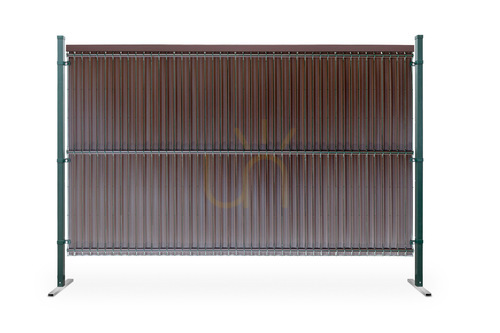 Jelölje be Kerítéslécek függőlegesen széles 153x250cm RD01 világosbarna szett