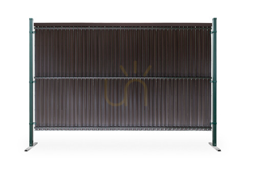 Jelölje be Kerítéslécek Függőleges széles 173x250cm RD02 Sötétbarna szett
