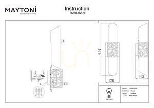 VENERA fali lámpa H260-02-N Maytoni small 3