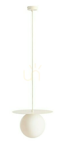 Jelölje be Függőlámpa Aldex Loop krémszínű fém-üveg 25 cm 1125G9_L