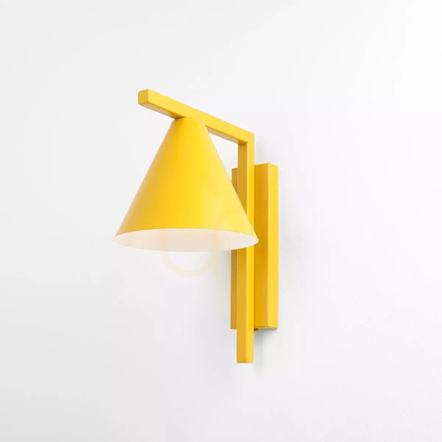 Jelölje be Aldex Form fém falilámpa, mustársárga, 16 cm, 1108C14