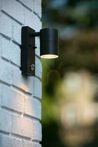 Lucide ARNE-LED IR fekete kültéri fali lámpa mozgásérzékelővel, LED GU10 5 W, IP44, 14866/05/30 small 1