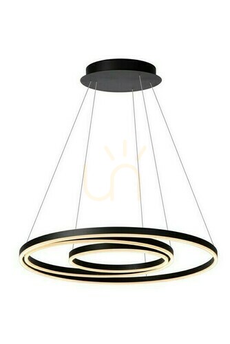 Jelölje be Függőlámpa Lucide TRINITI fekete LED 136W 80 cm 46402/99/30